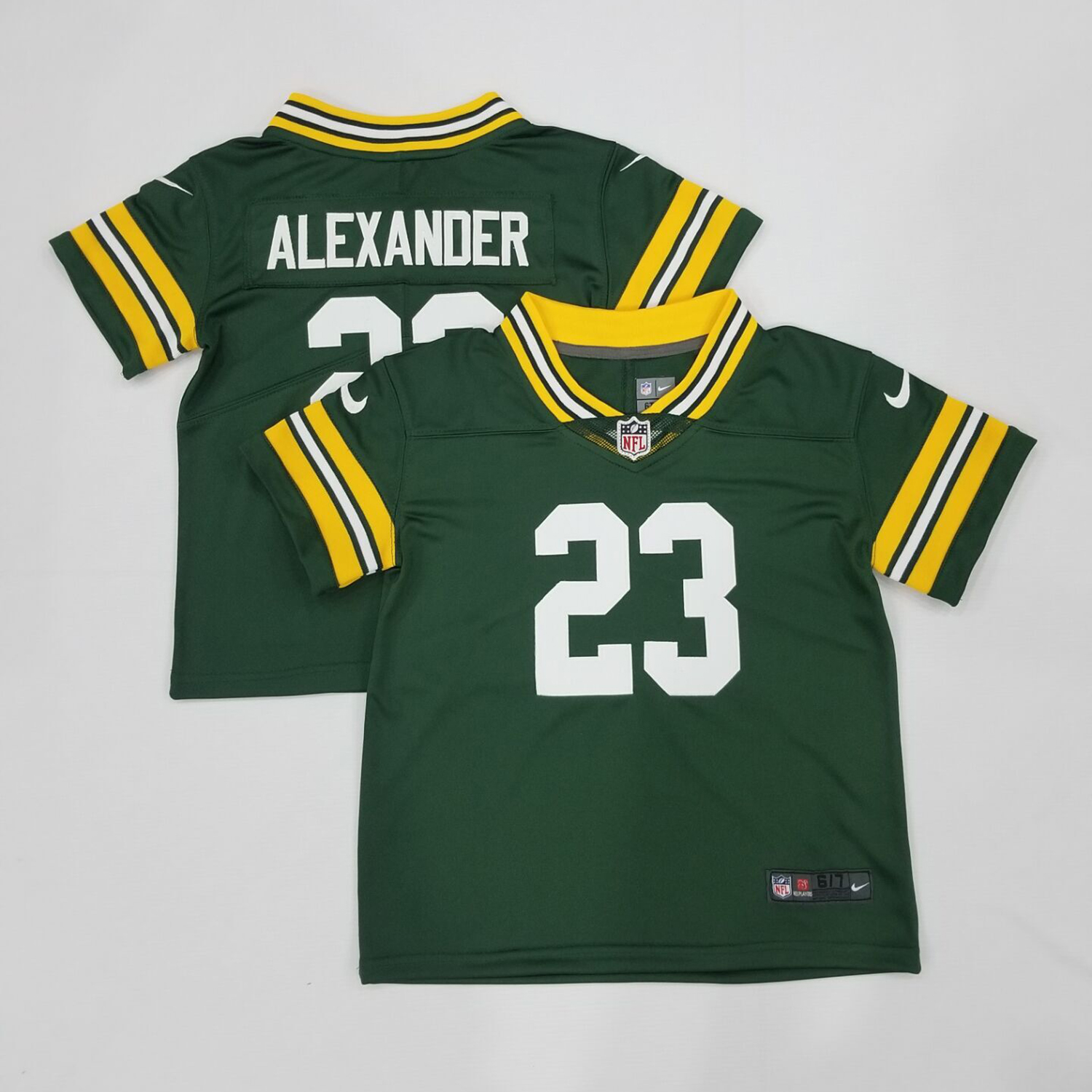 Toddler Nike Packers #23 Jaire Alexander Green Team Color Stitched NFL Vapor Untouchable Limited Jersey